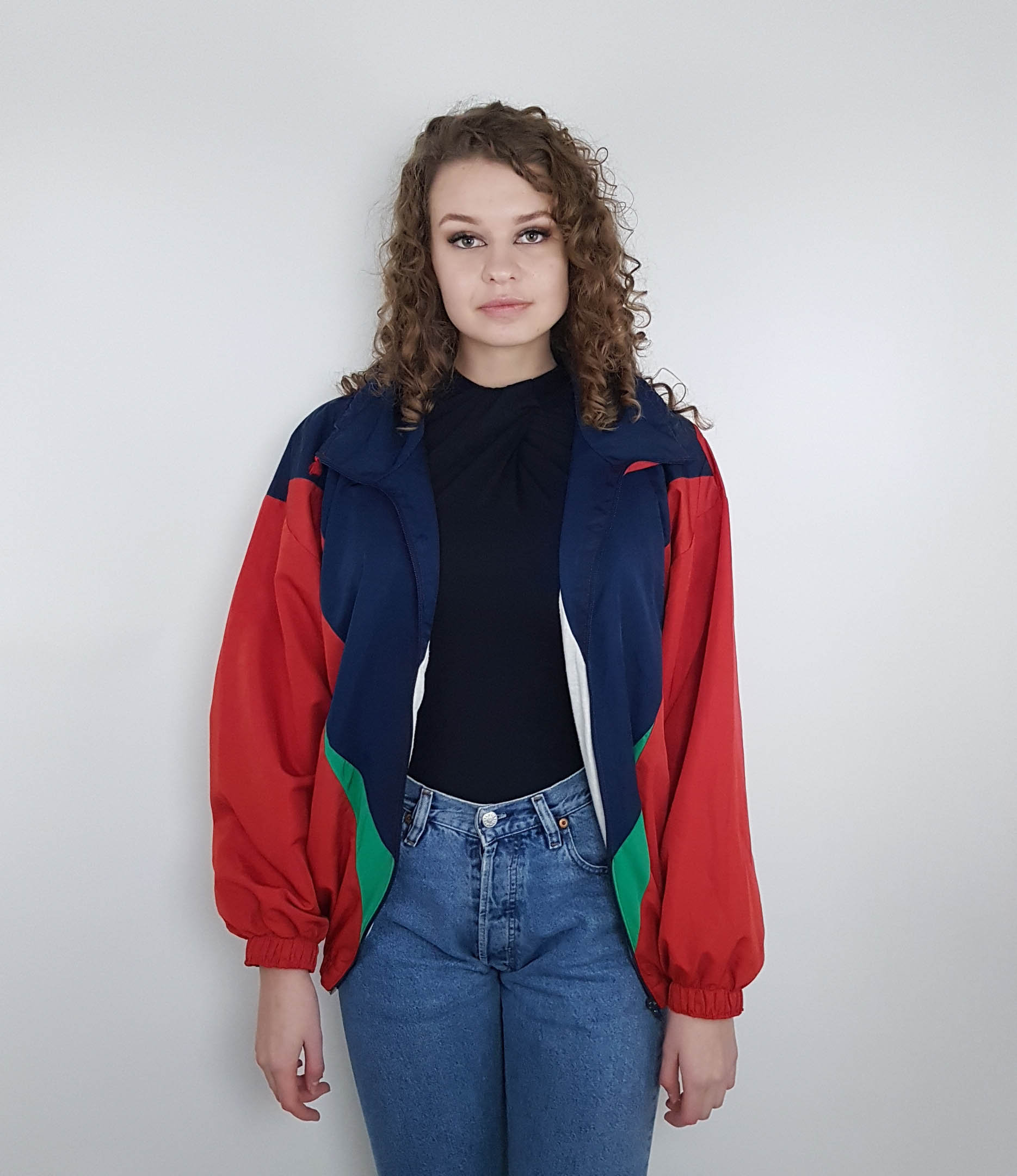 Vintage Windbreaker Athletic Unisex Jogging Jacket Full Zip - Etsy