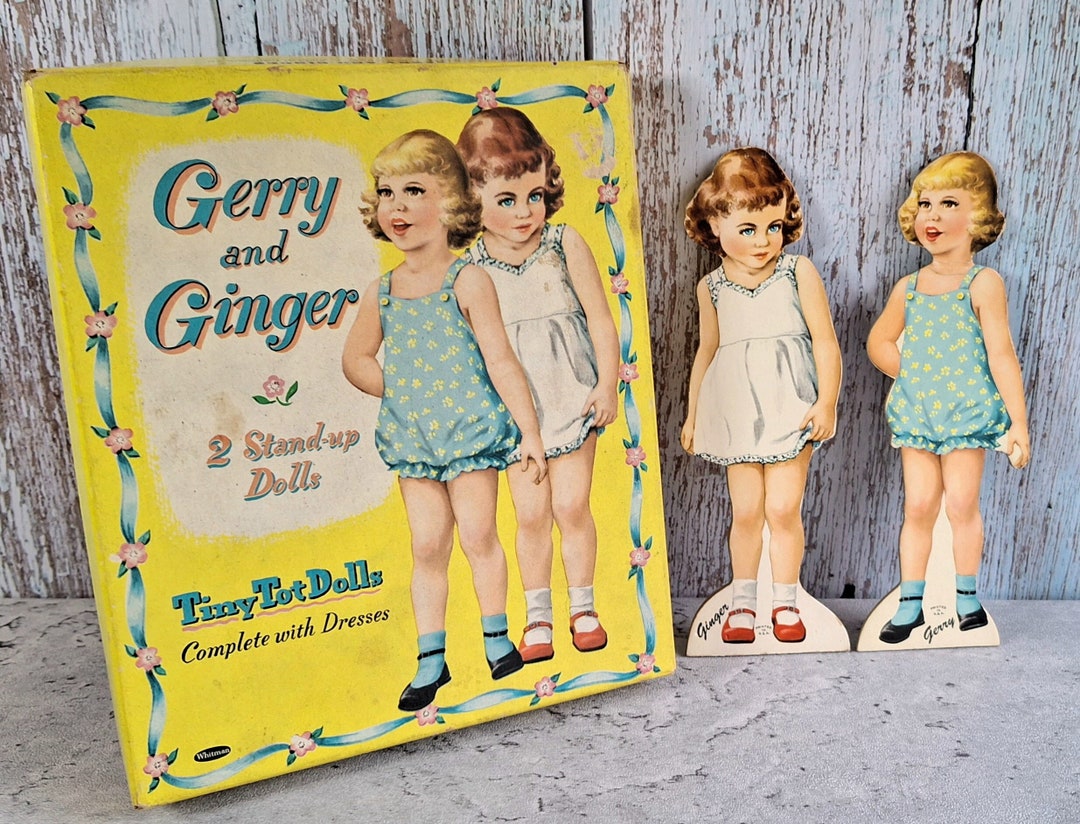 Vintage Paper Dolls Paper Doll Cut-outs With Clothes Gerry - Etsy Australia