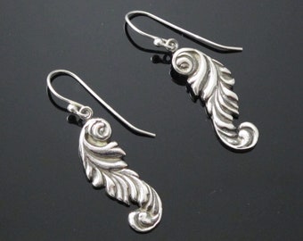 Dangle and drop earrings in sterling silver