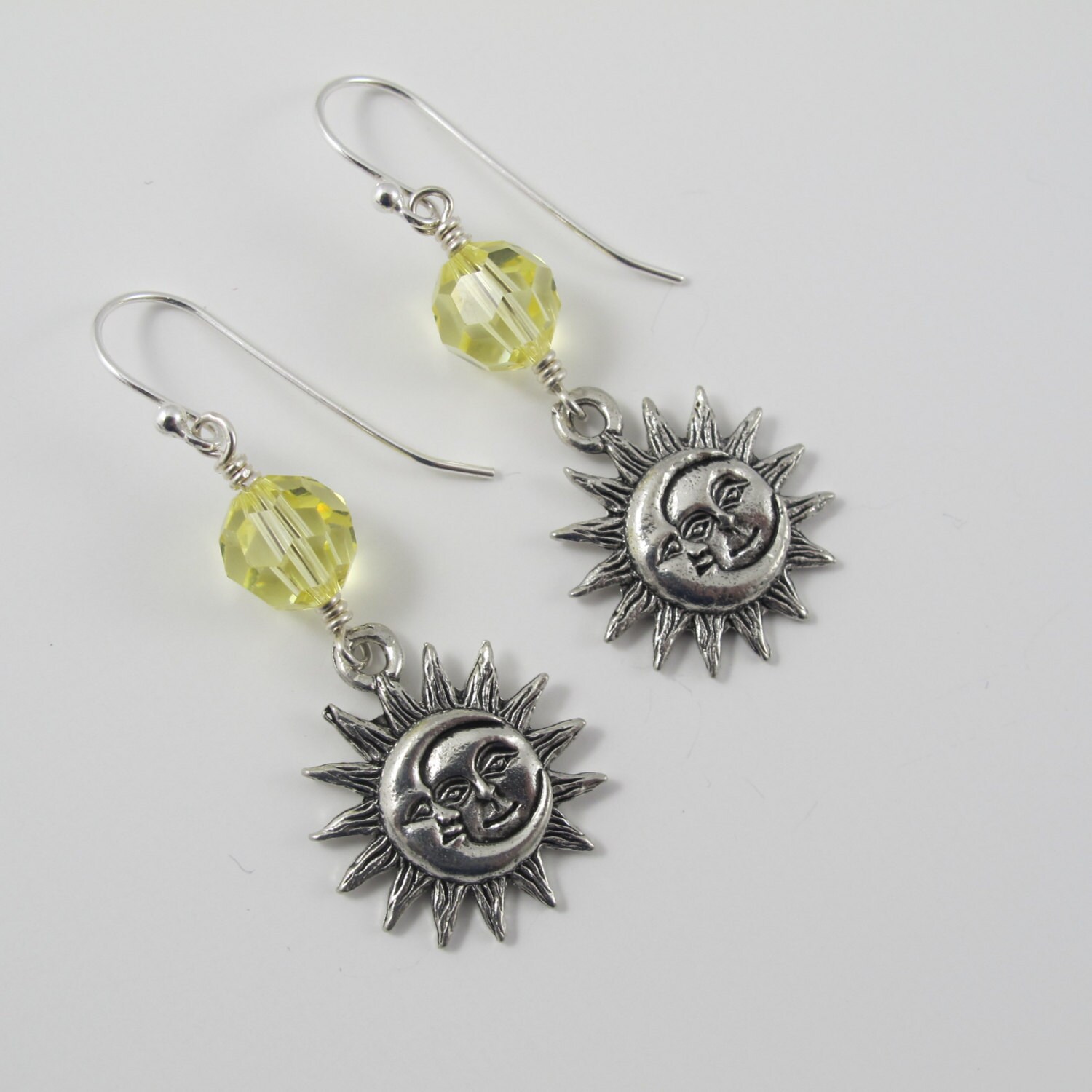 swarovski sun earrings
