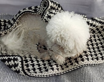 Crochet DOG Blanket | Puppy Blanket | Pet Blanket | Dog Bedding | Handmade Puppy Blanket | Gift for Dogs | BubaDog for Dogs
