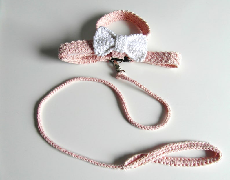 Handmade DOG Harness With Matching Leash Powder Rose Harness Etsy Canada