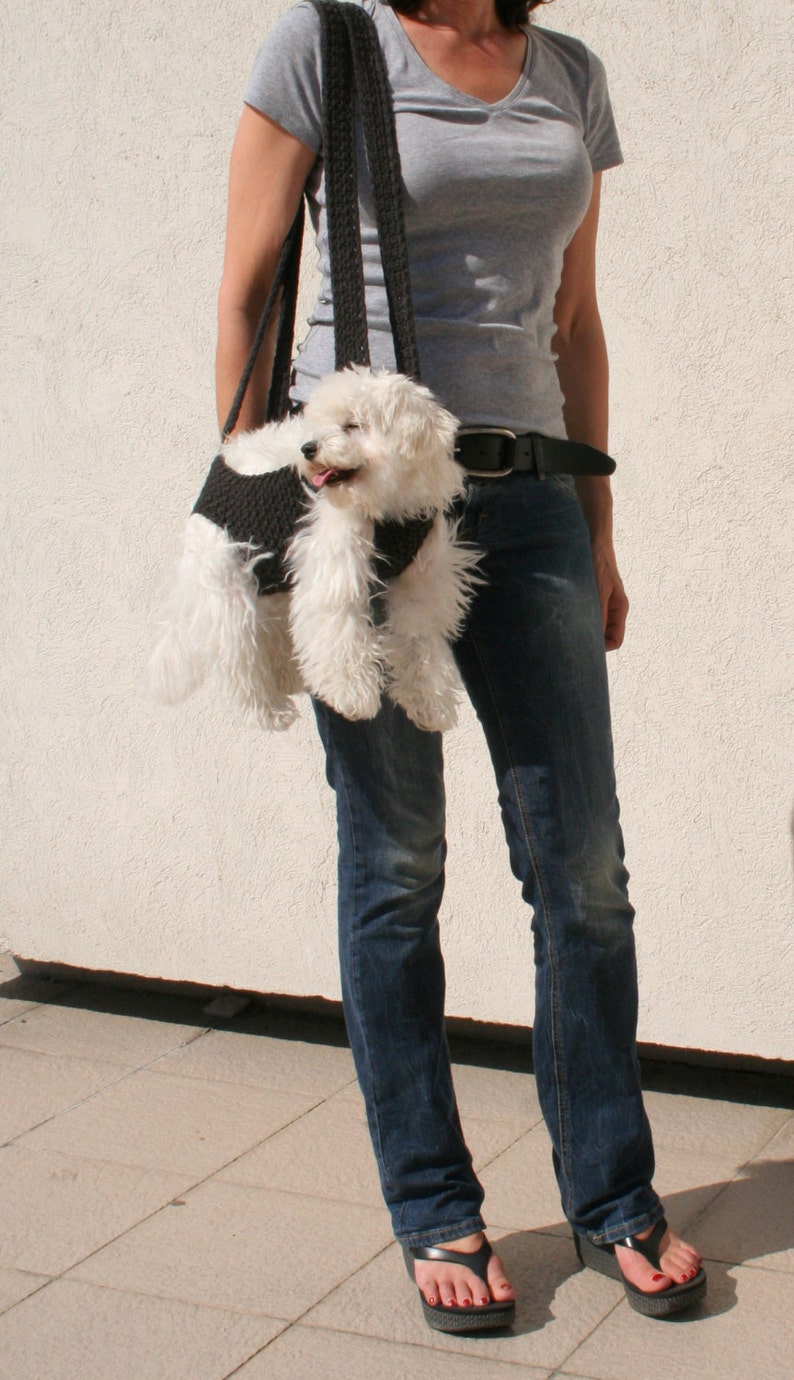 Pet Carrier / Crochet Dog Carrier / Bubadog Pet Carriers Etsy