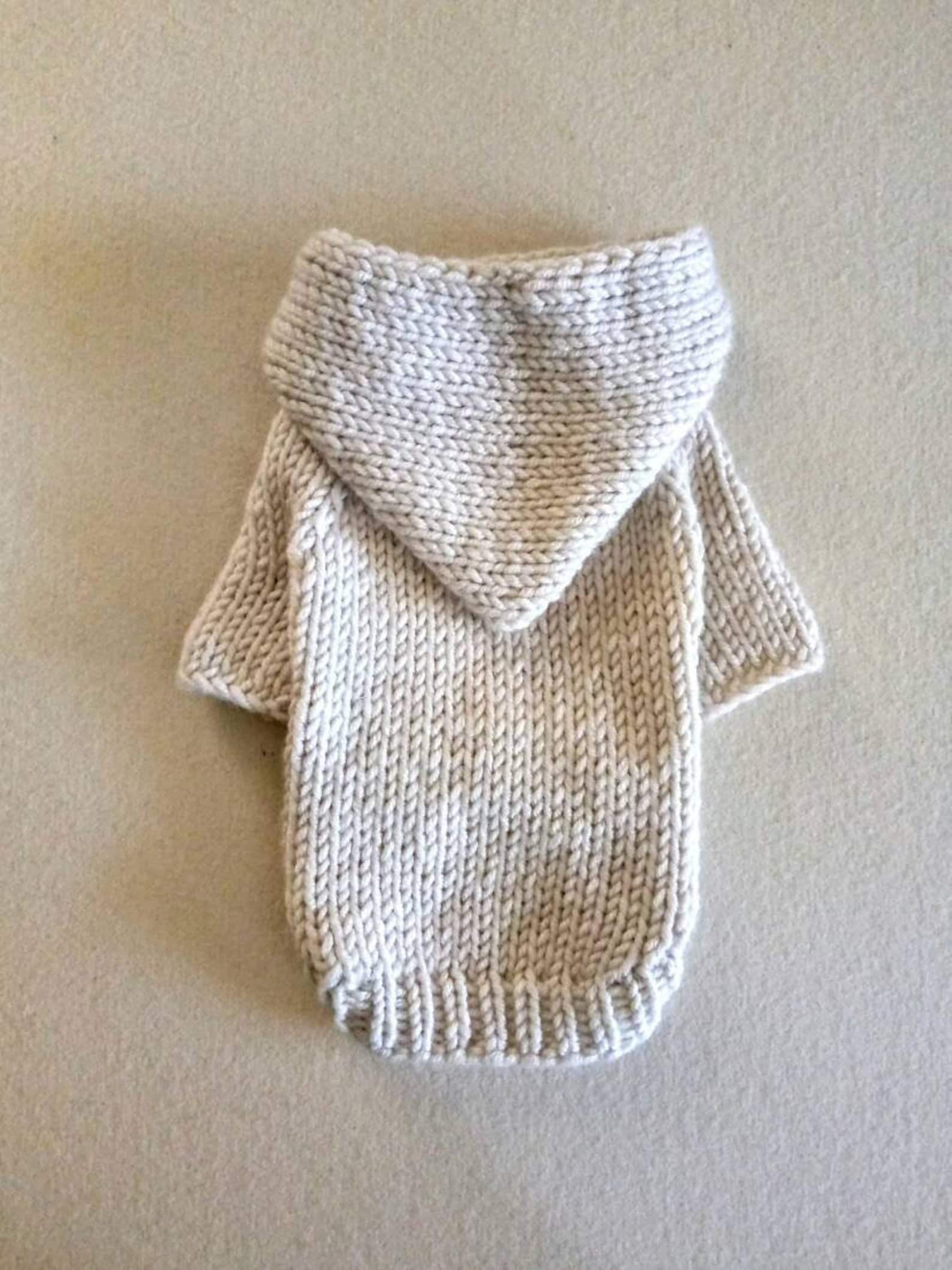 Dog Hoodie Sweater Personalized Dog Sweater Pet Clothing Etsy