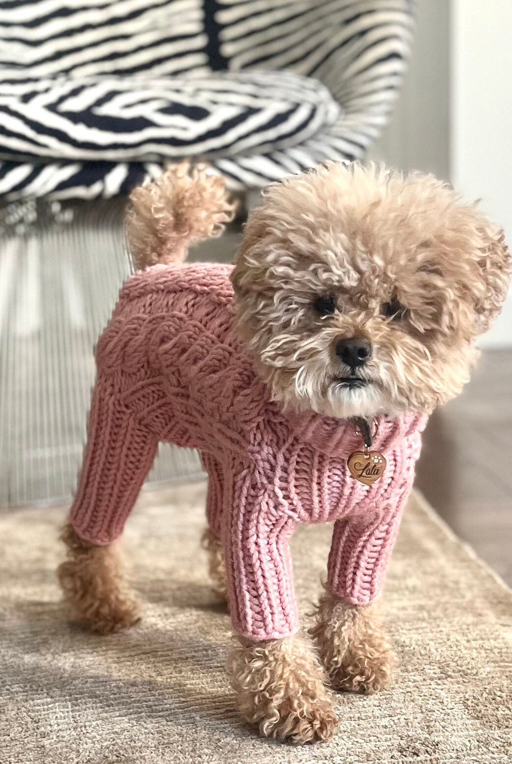 KIKNIN Dog Fleece Vest, Dog Jumper, Warm Pullover Dog Sweater, Puppy & Cat Winter Clothes, Dog