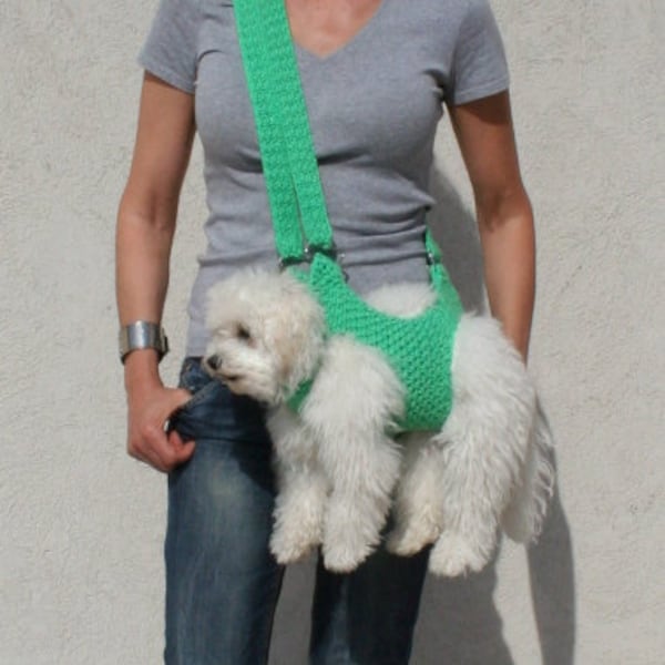 Pet carrier / Crochet dog carrier / Dog sling / BubaDog pet carriers