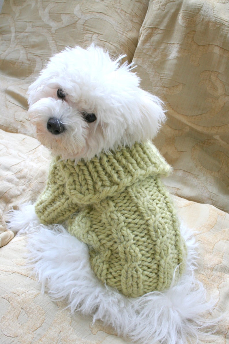 Winter Dog Sweater // Handmade Dog Clothes // Pet Clothing // Etsy