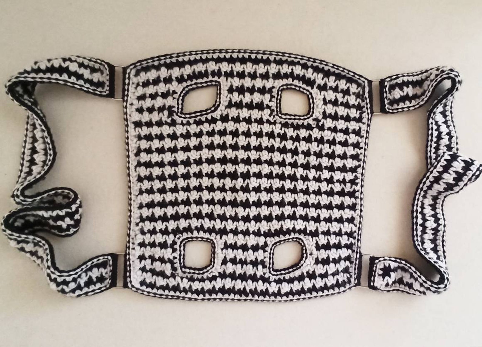 Dog sling / Pet carrier / Crochet dog carrier / Pet sling / Etsy