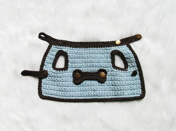 かぎ針編みの犬用セーター：BubaDogの小型犬用服、手作りペットベスト