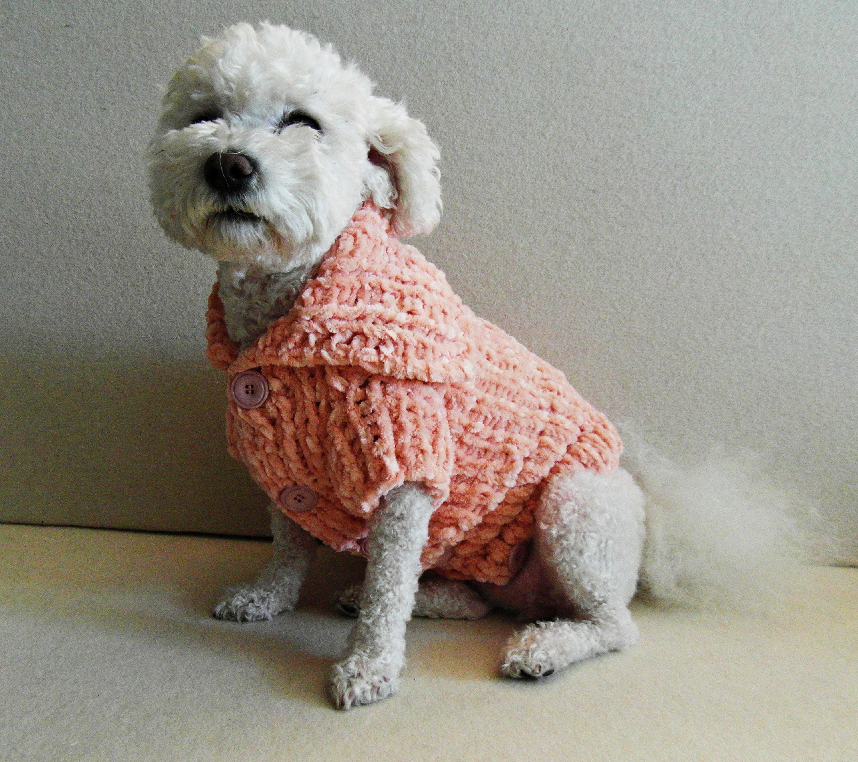Handmade Dog Sweater Dog clothes XXS PET Clothing XS Dog Etsy