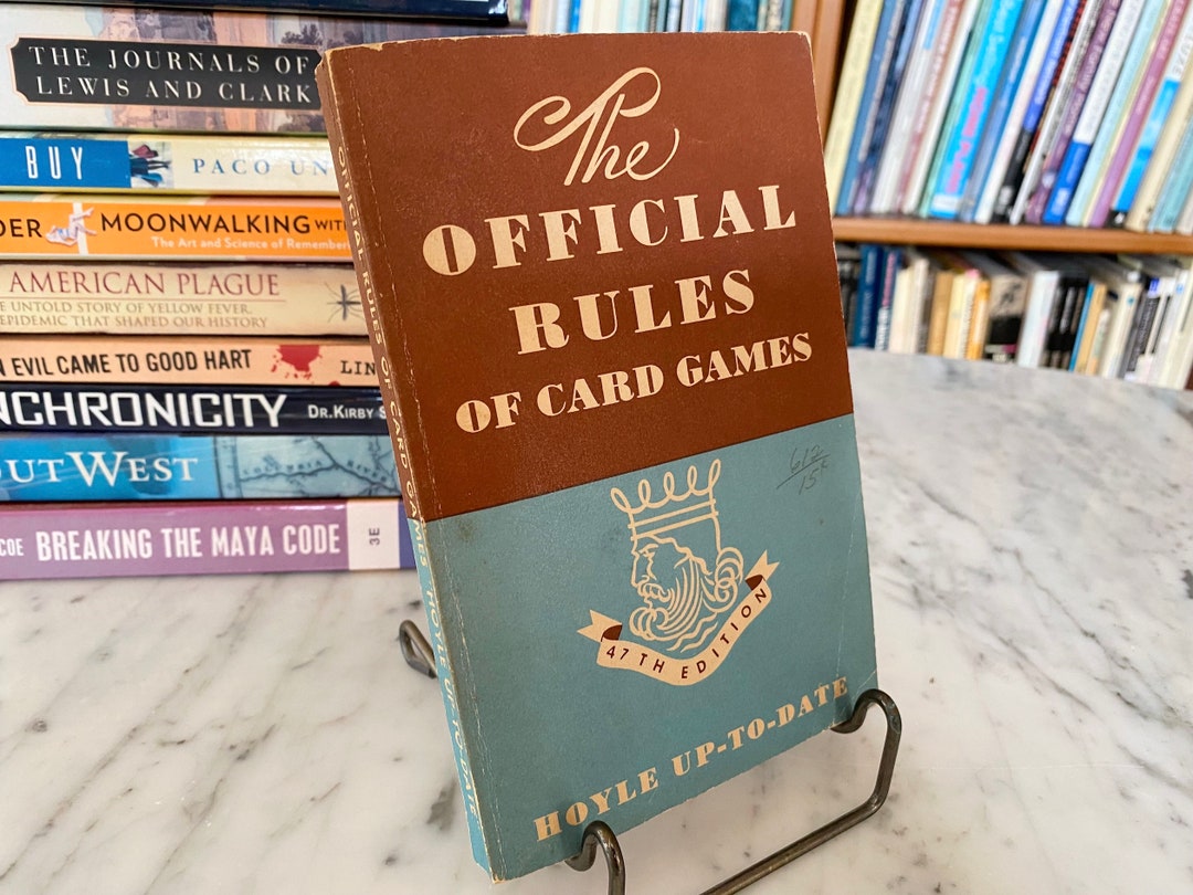 The Official Rules of Card Games Book Hoyle Uptodate Etsy