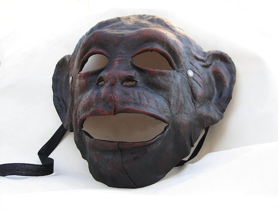 Scimpanzé bambini maschera scimmia-Marrone-Scimmia Bambini Maschera Maschera Scimmia Gorilla