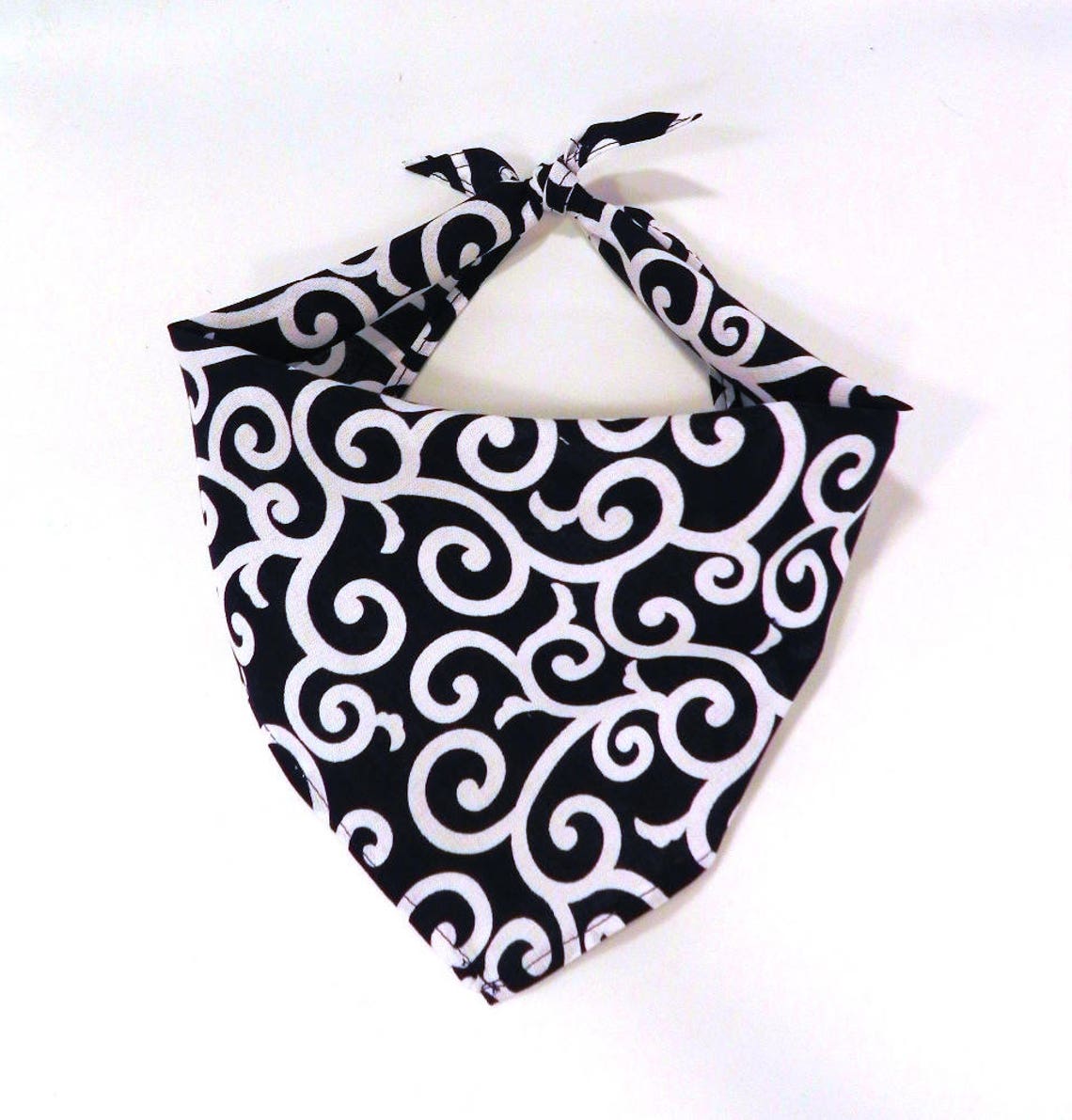 Dark Blue Dog Bandana Made From Japanese Karakusa Cotton Etsy