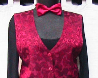 Medium Vintage Red Vest WV043