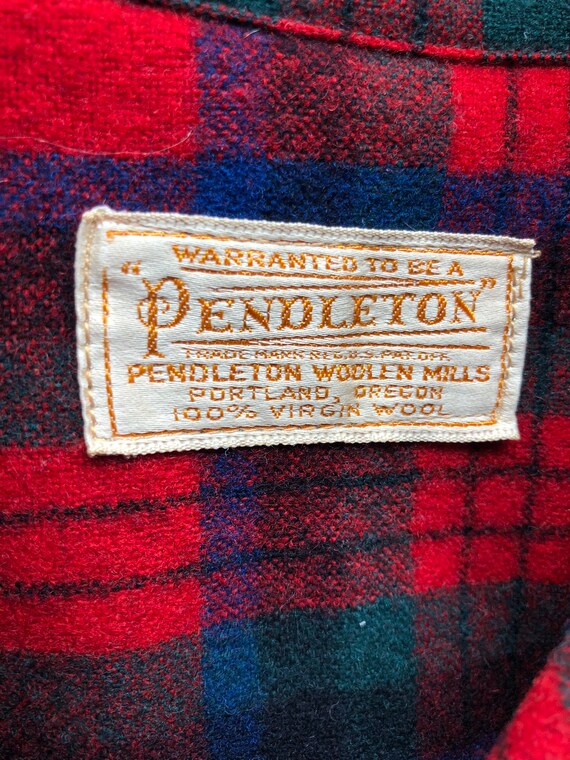 Pendleton Shirt Jacket 50s - image 2