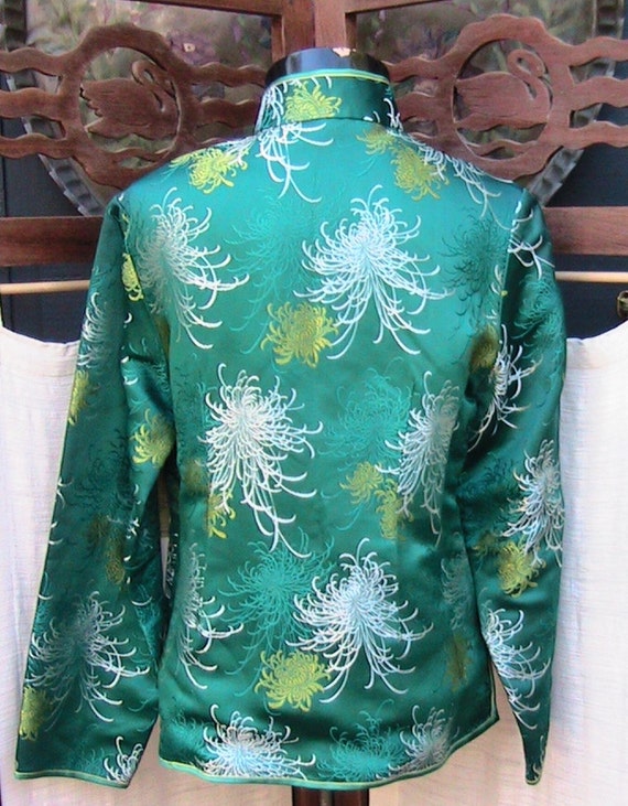 Chinese Green Long Sleeve Jacket - image 2