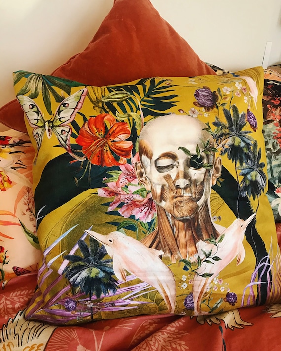 Large mustard cushion covers cheap