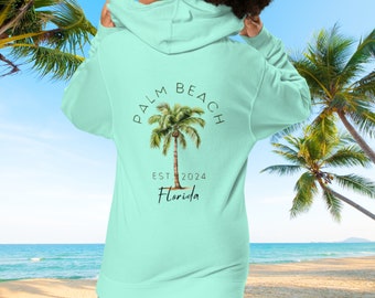Sweat à Capuche Motif Palmier Plage Vacances - Style Décontracté été, Cadeau Fête, Coupe Classique - 10