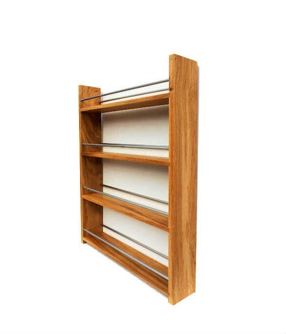 Oak Spice Rack  Stained Oak Spice Rack - The Spice House