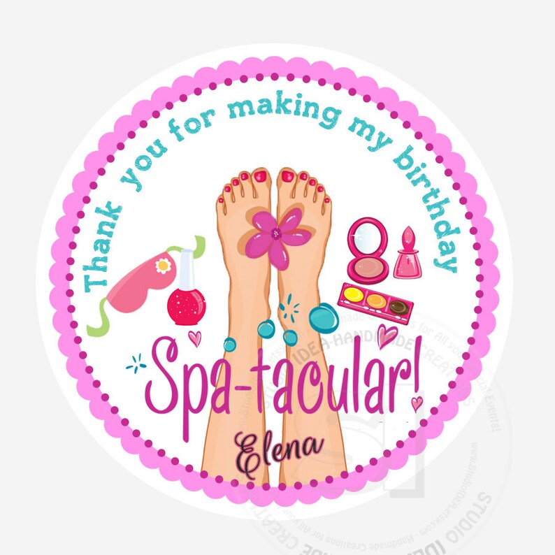 Custom Spa tacular Party Printable 2 5 Tags Personalized Etsy custom-spa-tacular-party-printable-2-5-tags-personalized-etsy