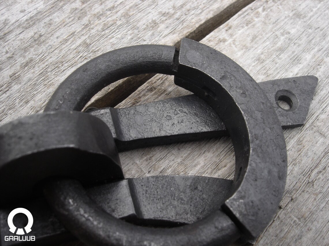 Hand iron ring pull / Barn door hardware / Barn door Etsy