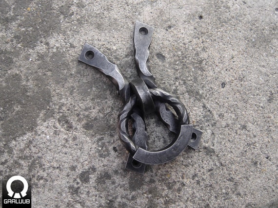 Hand Forged Cabinet Pulls Bdsm Bondage Furniture Barn Door Etsy