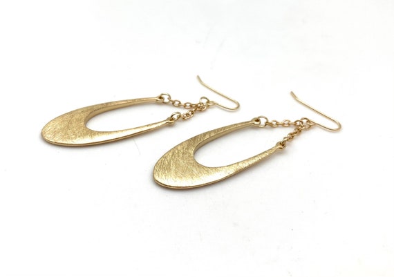 RoseJeopal Orecchini A Cerchio In Oro Con Nappa E Catena - Doppi Orecchini Per Due Fori, Ipoallergenici Con Zirconi, Argento Sterling - 2