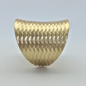 Geometric Gold Cuff Bracelet // Matte Gold Finish // Light Weight // Tarnish Reistant // 7&quot; Inches // Ask About Wholesale