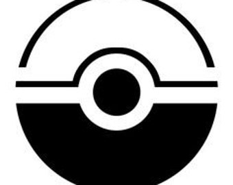 Set of 3 Pokemon Poke Ball  Logo Vinyl Decal Sticker Aufkleber Die-Cut