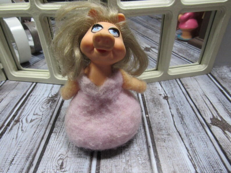 Vintage Miss Piggy Doll Fisher Price Toy Bean Bag Miss Etsy