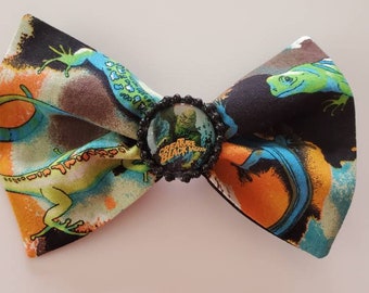 Classic Hair Bows for Teens and Women, Creature Hair Bow, Creature Hair Clip, Creature from the Black Lagoon, Classic Monster Bow, Horror