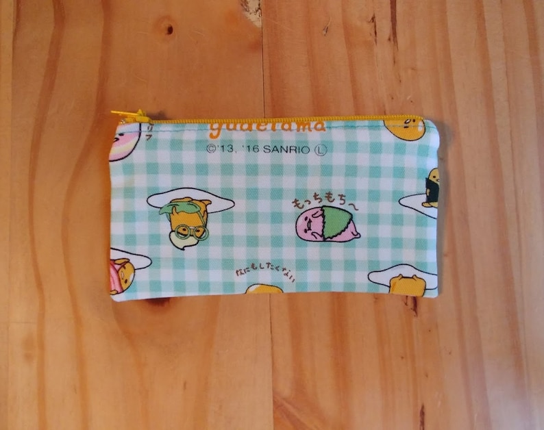 Gudetama Zippered CoinCard Pouch