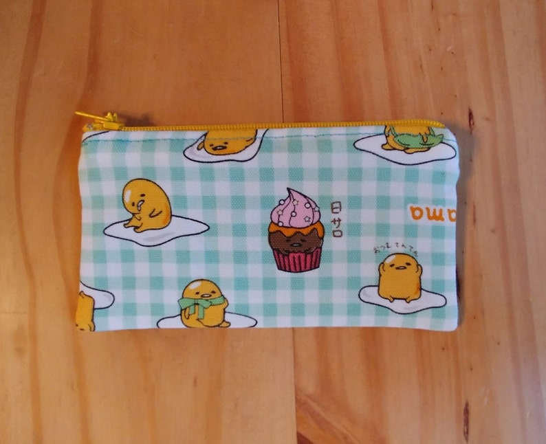 Gudetama Zippered CoinCard Pouch