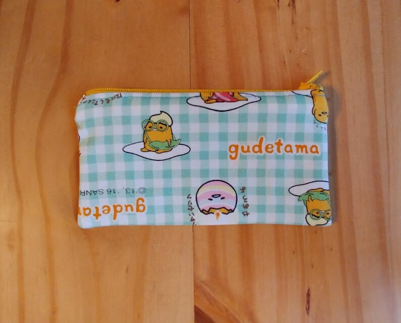 Gudetama Zippered CoinCard Pouch