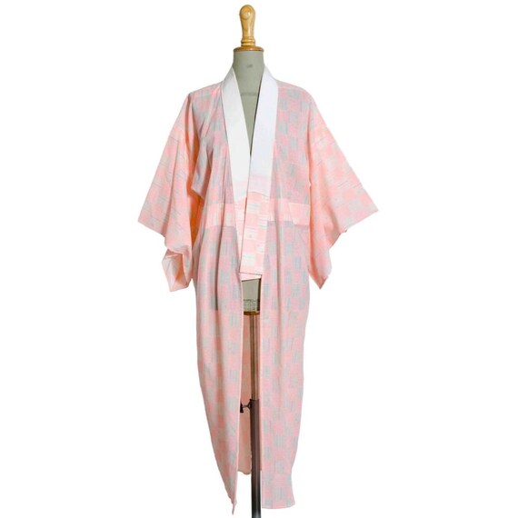 A Neon Pink Woollen Kimono Robe