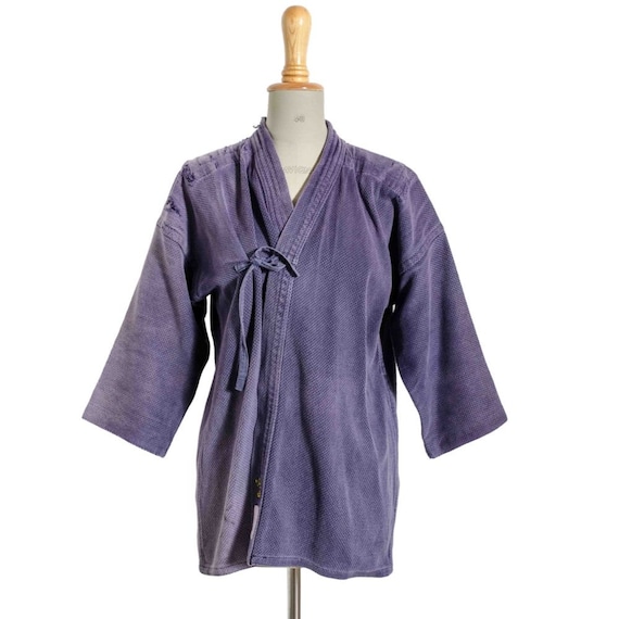 A vintage indigo dyed Japanese kendo jacket / vint