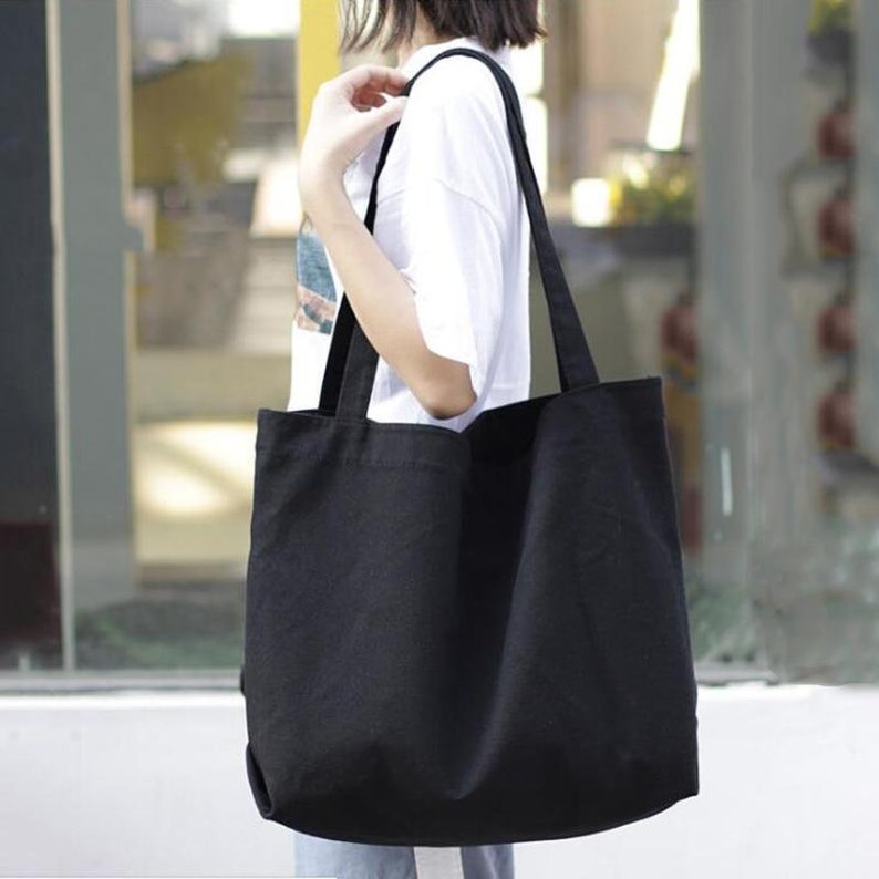Large Canvas Shopper Bag XXL Market Bag Canvas Tote Etsy