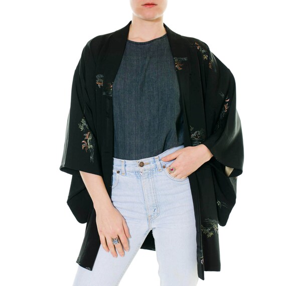Black Kimono Cardigan