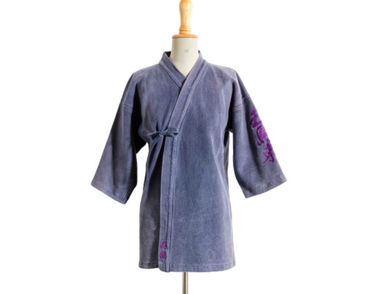 A vintage indigo dyed Japanese kendo jacket / vint