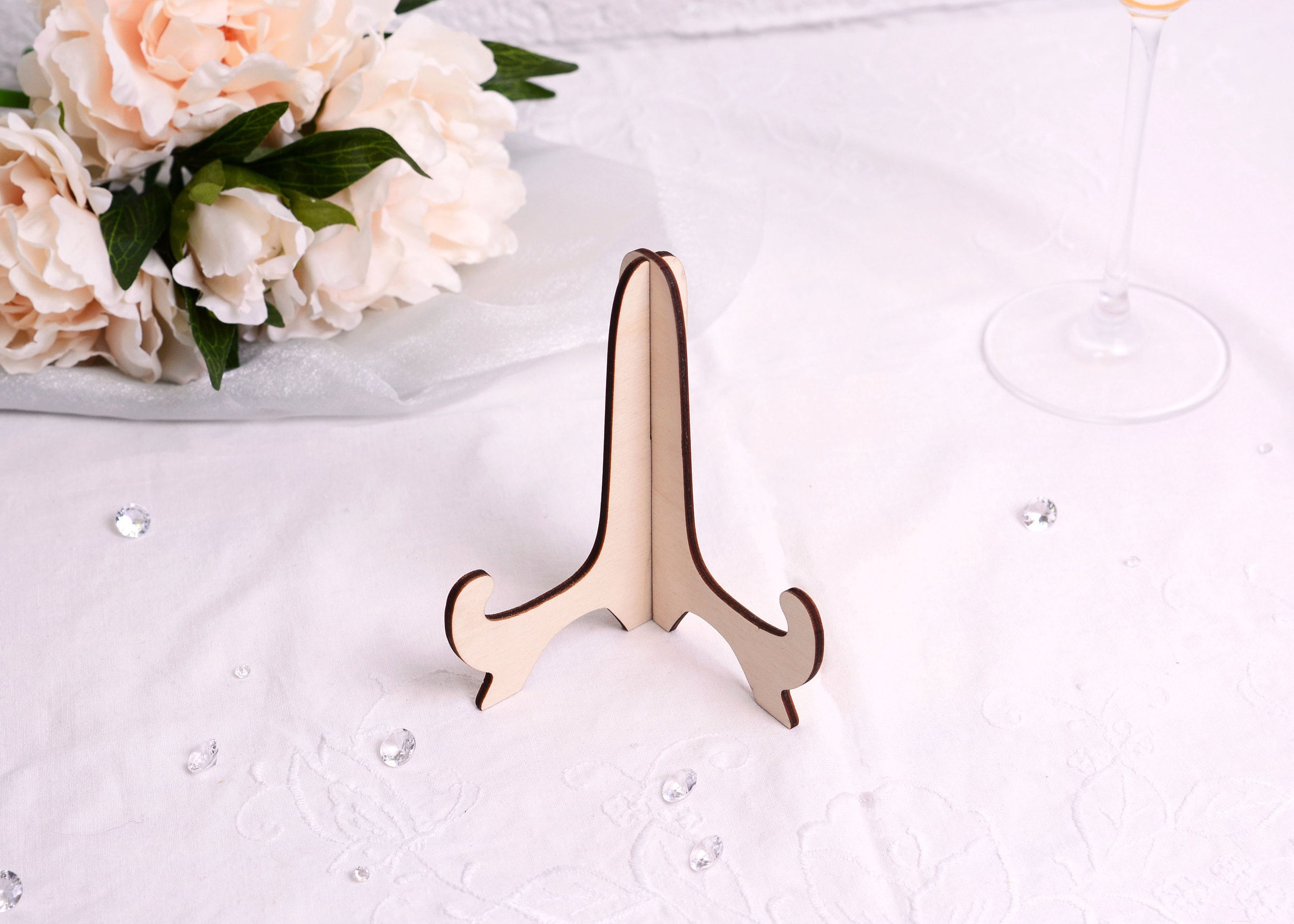 Stand for Wedding Sign Plaque Wooden Wedding Party Etsy