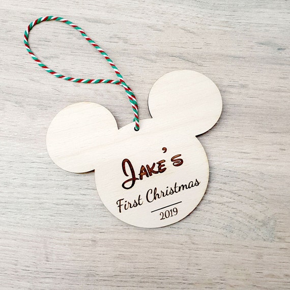 baby's first christmas bauble disney