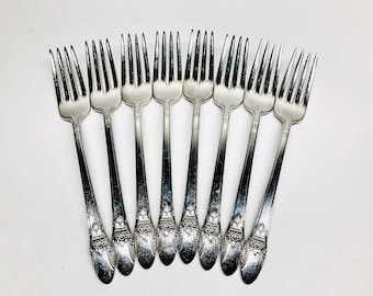 mono /"L/" S First Love silverplate rogers Dinner Fork