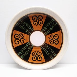 Vintage Germany Pottery Wall Plate 289-29 Fat Lava Pottery Mid Century Decor Dumler and Breiden