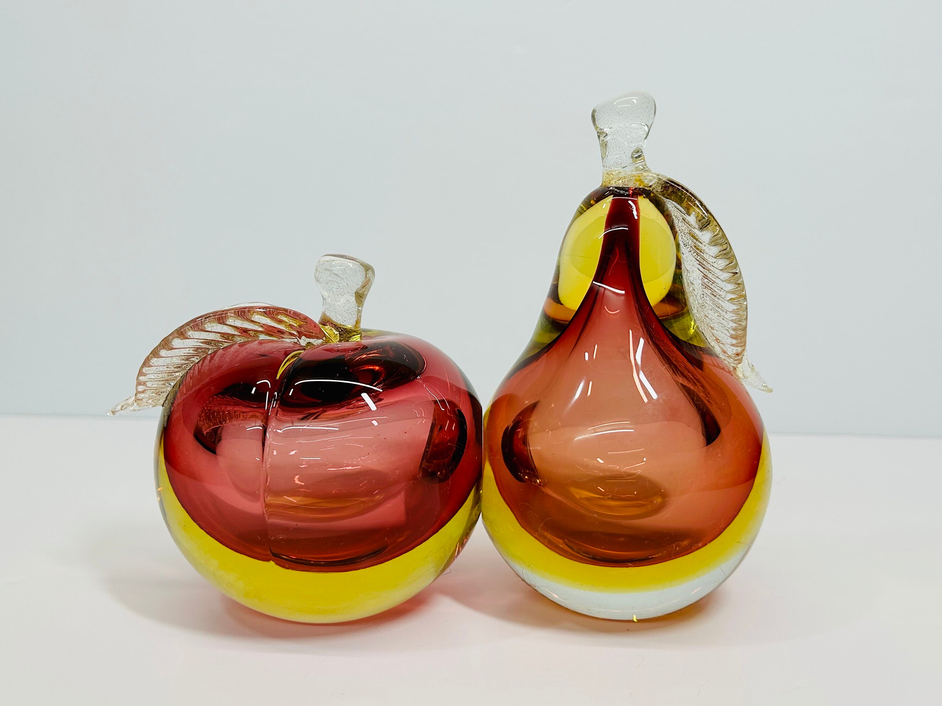 Murano Apple Pear - Etsy