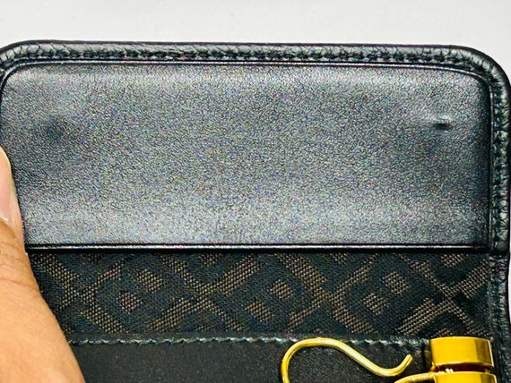 Authentic Bally Key Holder Black Leather Key Case… - image 10