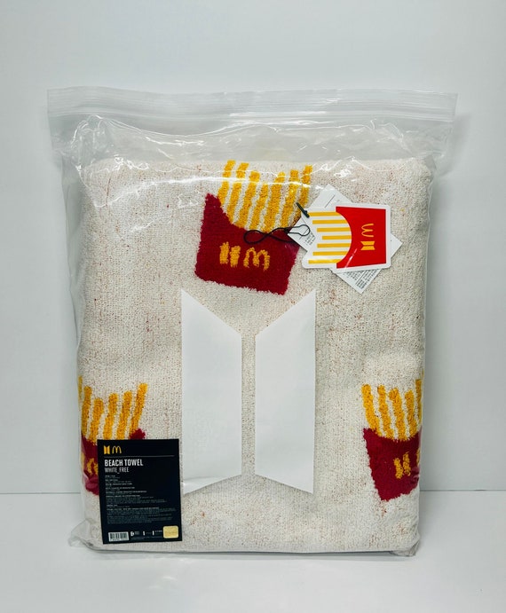 BTS マクドナルド　ビーチタオル Amazon.co.jp: BTS タオル バスタオル マクドナルド ビーチ