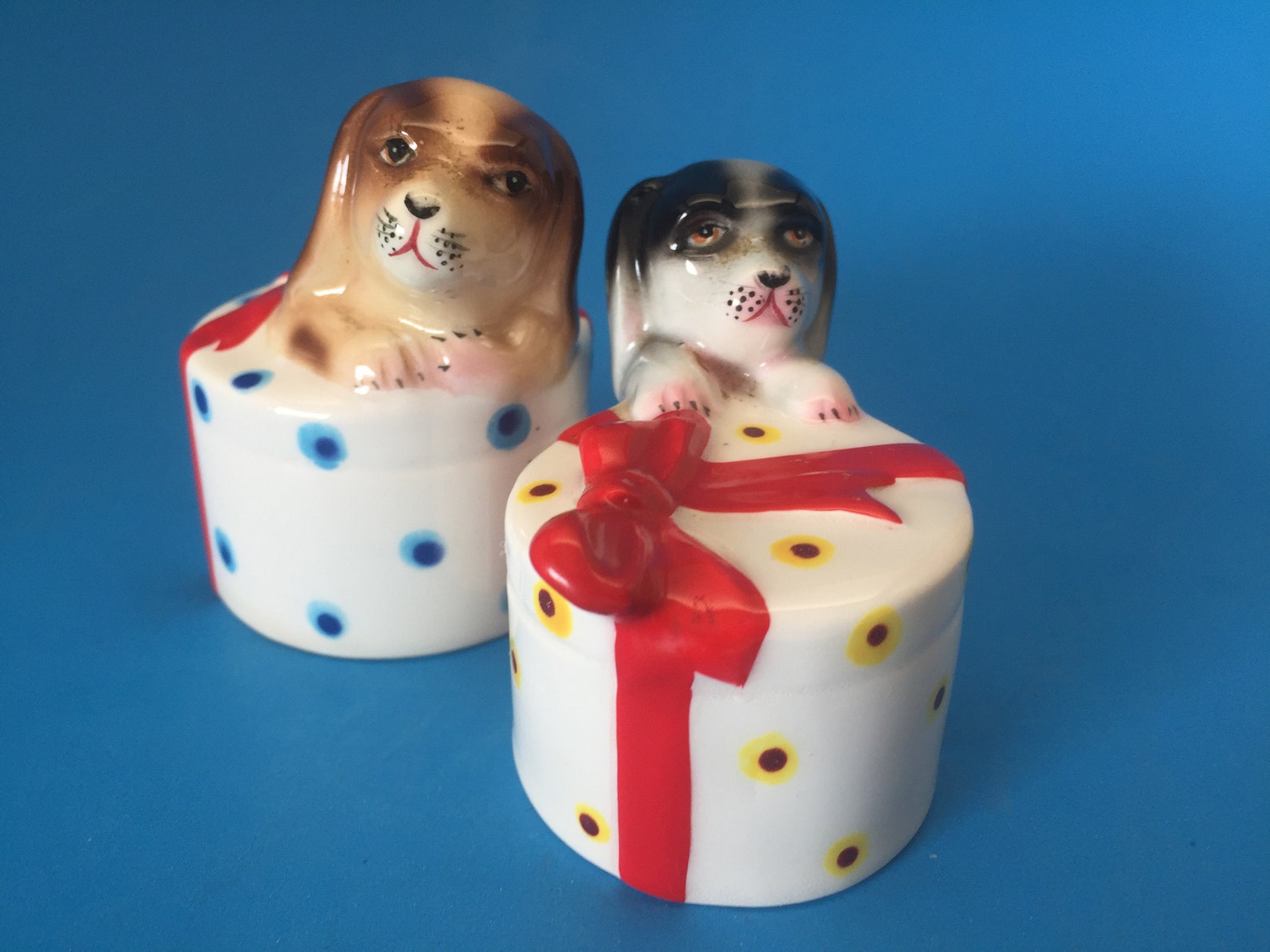 Vintage PY Japan Dog Salt and Pepper Shakers Norcrest Dog With Etsy