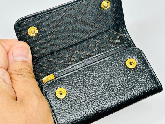 Authentic Bally Key Holder Black Leather Key Case… - image 3