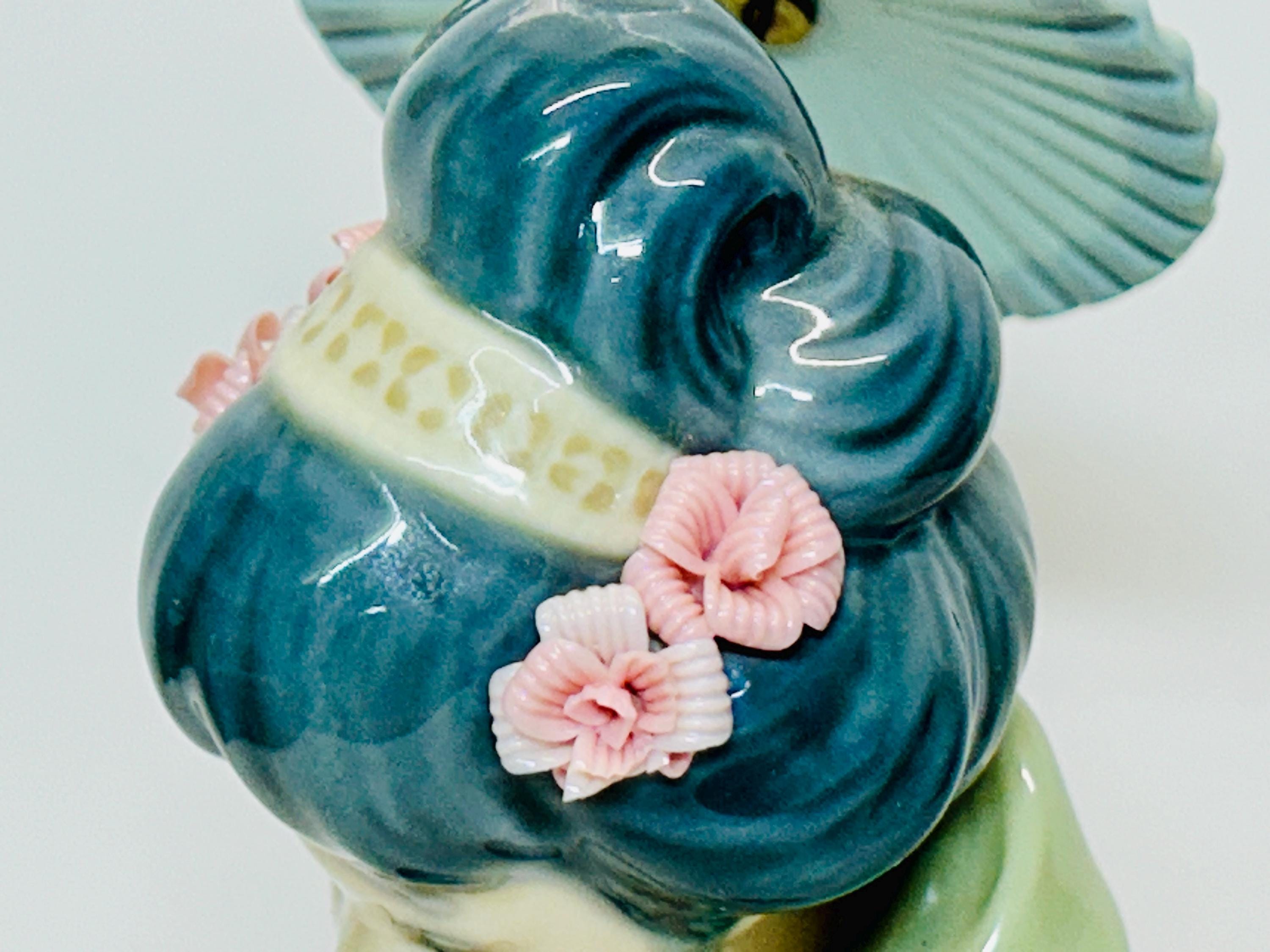 Vintage Lladro #4988 Oriental Spring Japanese Geisha With