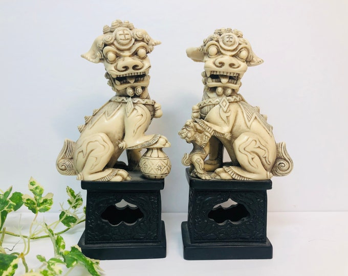 resin foo dogs